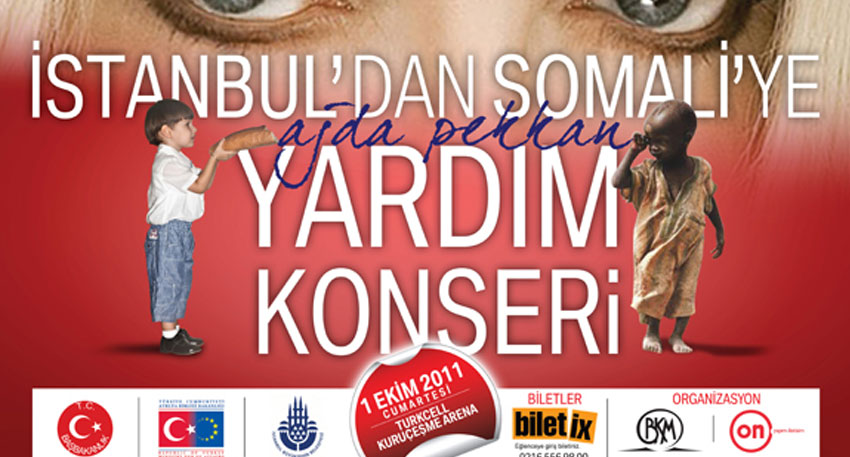 İstanbul’dan Somali’ye Ajda Pekkan yardım konseri.